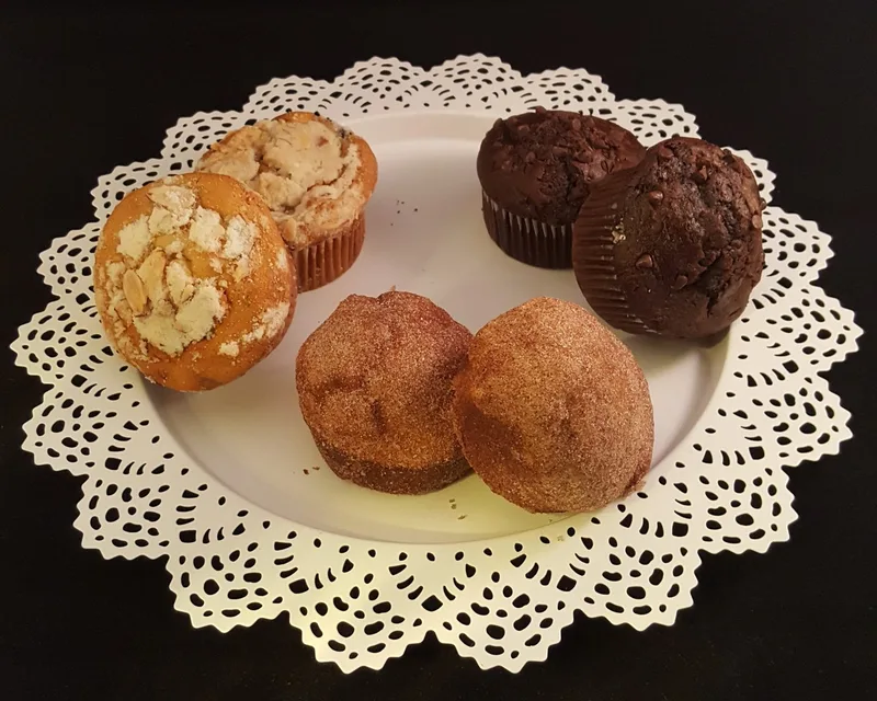 Muffins: Donut, Blueberry Almond and Chocolate — tsp bakeshop