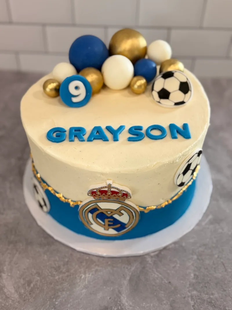 Real Madrid Themed Cake — tsp bakeshop