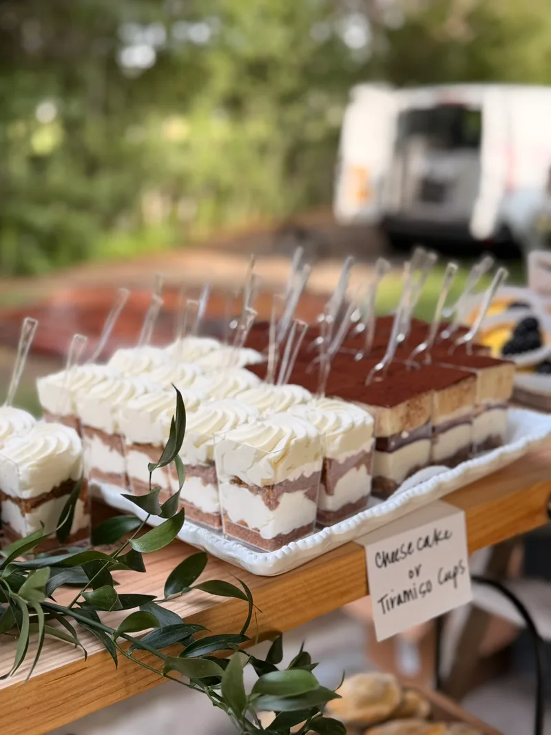Tiramisu and Cheesecake Cups